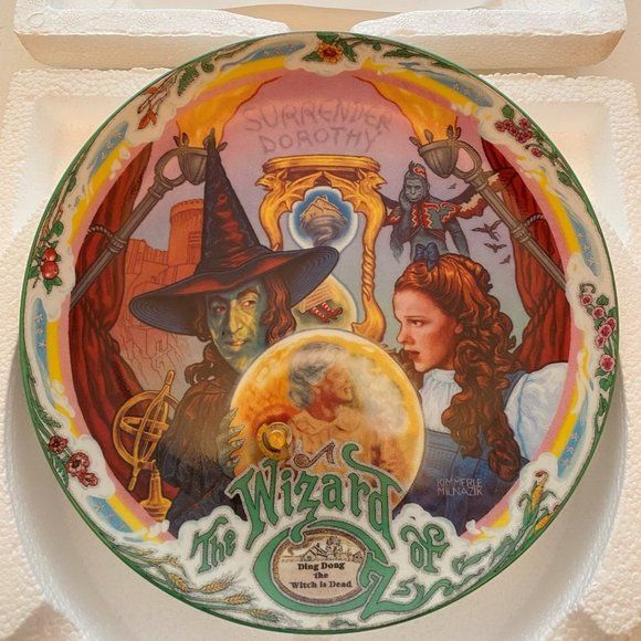 COMPLETE SET: Wizard of Oz Musical Moments Collector's Plates (8 plates) - Picture 7 of 16